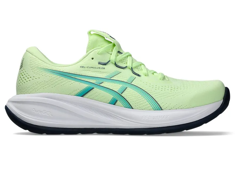 ASICS GEL-CUMULUS 28 “Illuminate Yellow / Energy Aqua” (1011C143-750)
