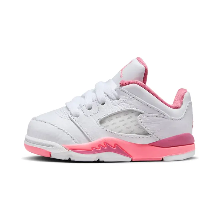Jordan 5 Retro Low White Desert Berry Black Coral Chalk (DX4391-116)