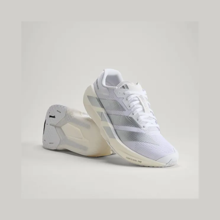 adidas Adizero Dropset Pro Training “Cloud White / Silver Metallic / Cloud White” (KK1555)
