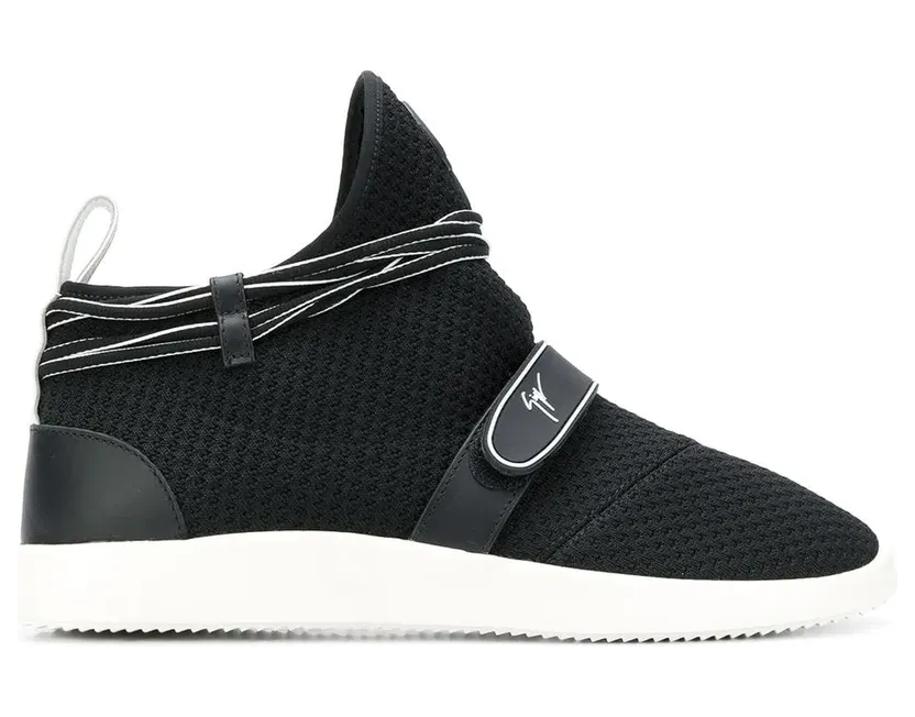 Giuseppe Zanotti logo sock sneakers – Zwart (RU80045001)
