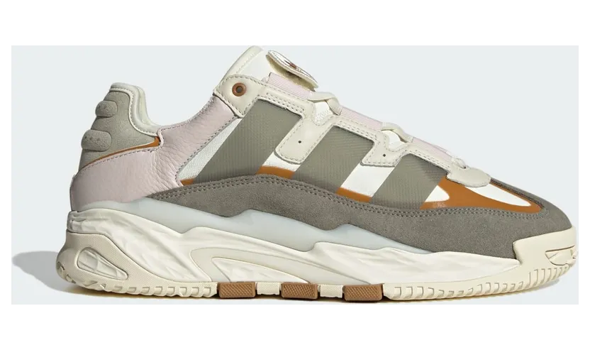 Adidas Niteball Shoes Off White / Silver Pebble / Mesa (ID1119)