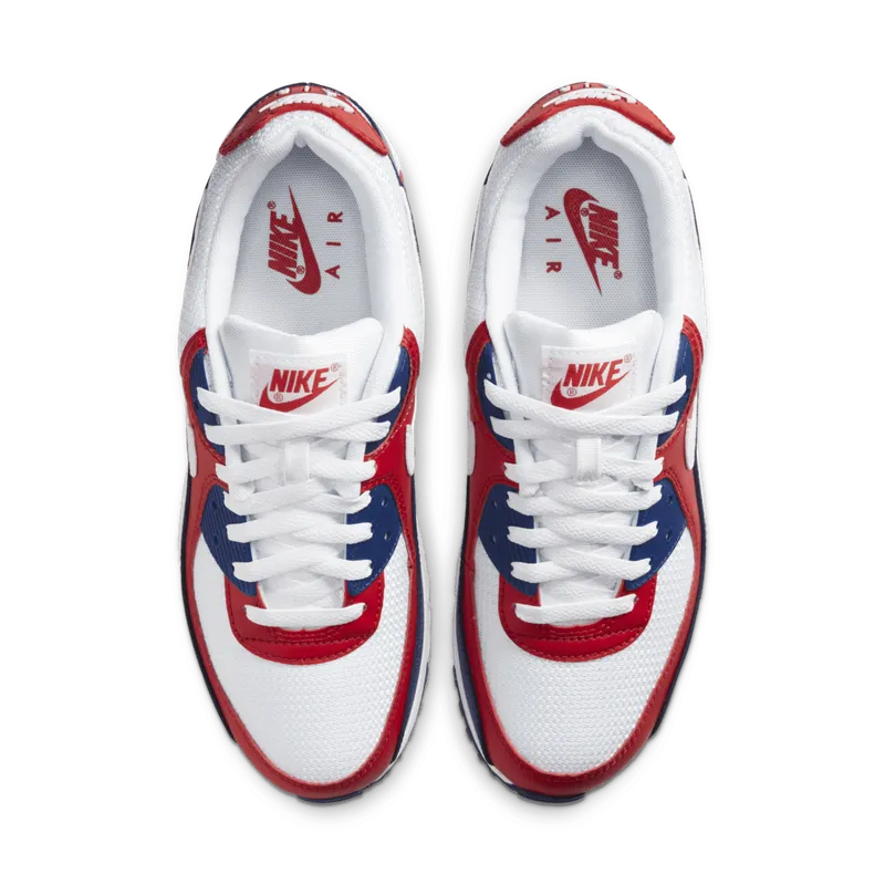 Nike Air Max 90 USA (2020) White/Red-Royal (CW5456-100)