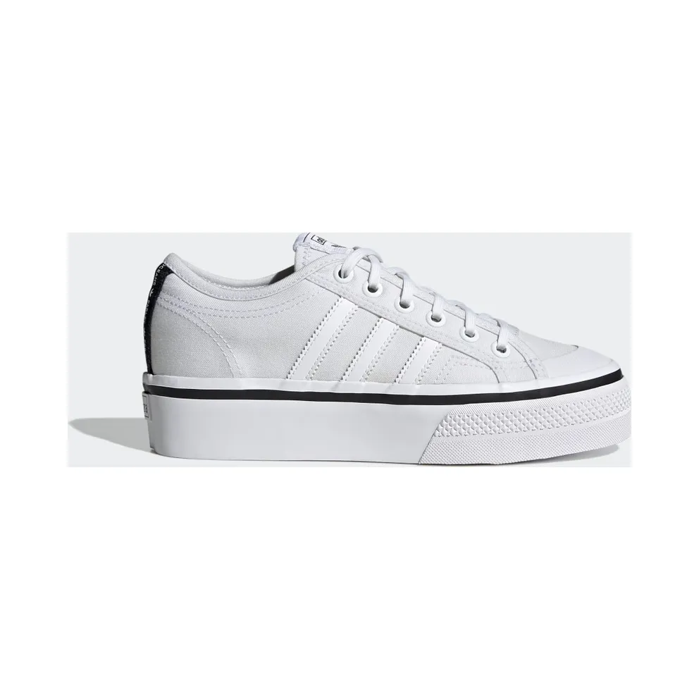 adidas Nizza Platform Schuh Cloud White / Cloud White / Core Black (GW3870)