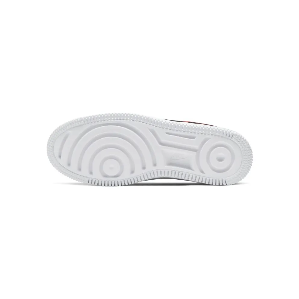 Nike Air Force 1 Sage Low Valentines Day 2020 (W) Black/Metallic Silver-University Red (CU4759-001)