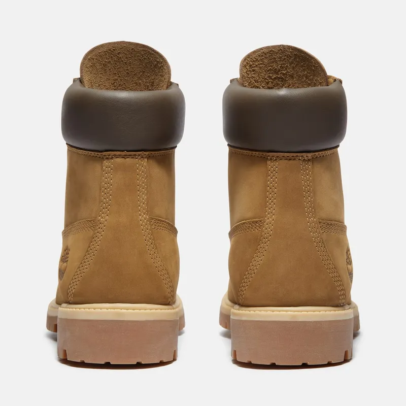 Timberland 6″ Premium Waterproof Boot Olive Nubuck Dark Brown (TB0A2P6W-A5D)