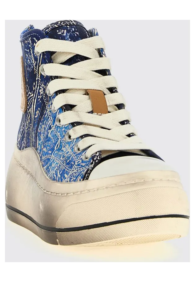 R13 Printed Silk Platform Blue (R13S5029SRINT)