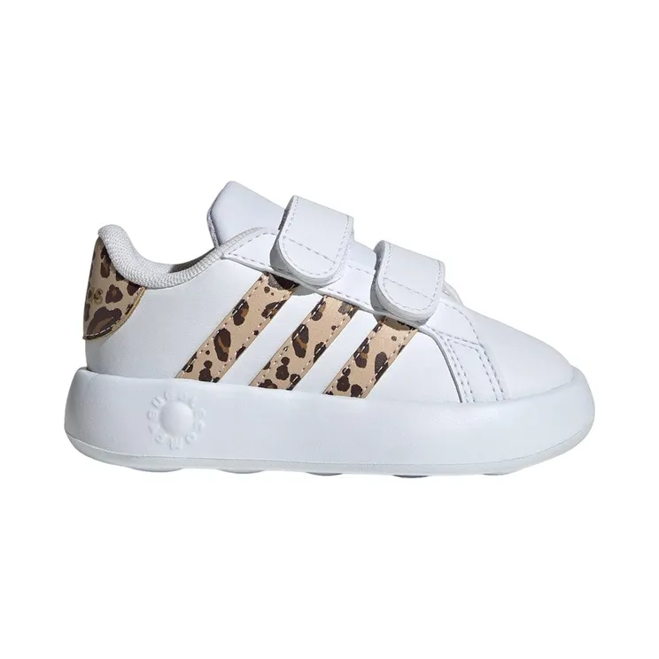 adidas Grand Court 2.0 Cloud White Magic Beige Matte Gold (IE2752)