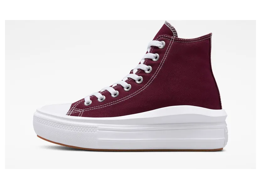 Converse Chuck Taylor All Star Move Platform Seasonal Color Dark Beetroot/wit/wit (A02430C)