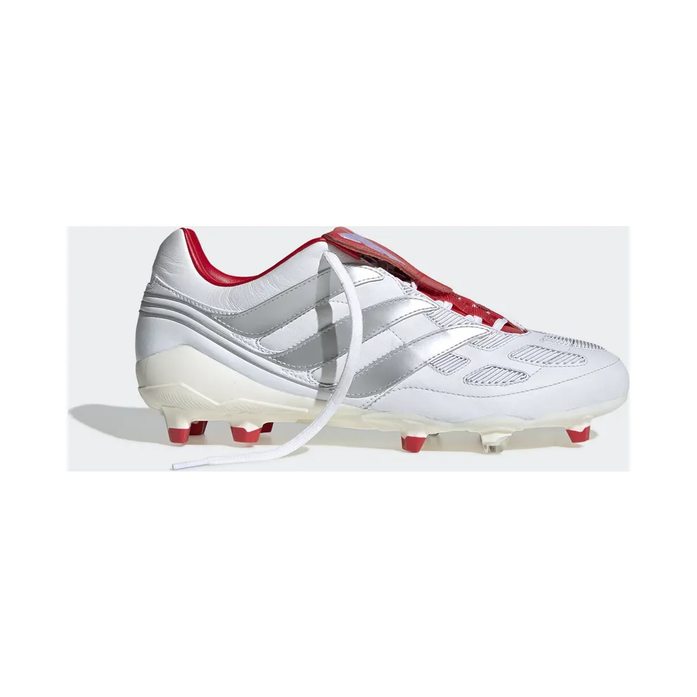 adidas Predator Precision FG 25 Year Pack David Beckham Footwear White/Silver Metallic/Predator Red (F97223)