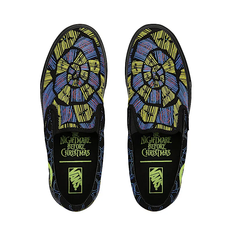 Vans The Nightmare Before Christmas x Classic Slip-On ‘Oogie Boogie’ Black/Multi (VN0A4BV3TA5)