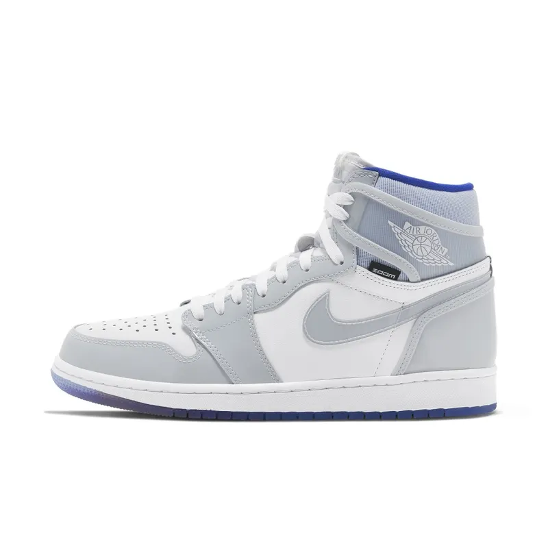 Air Jordan 1 Retro High Zoom White Racer Blue (2020) (CK6637-104)