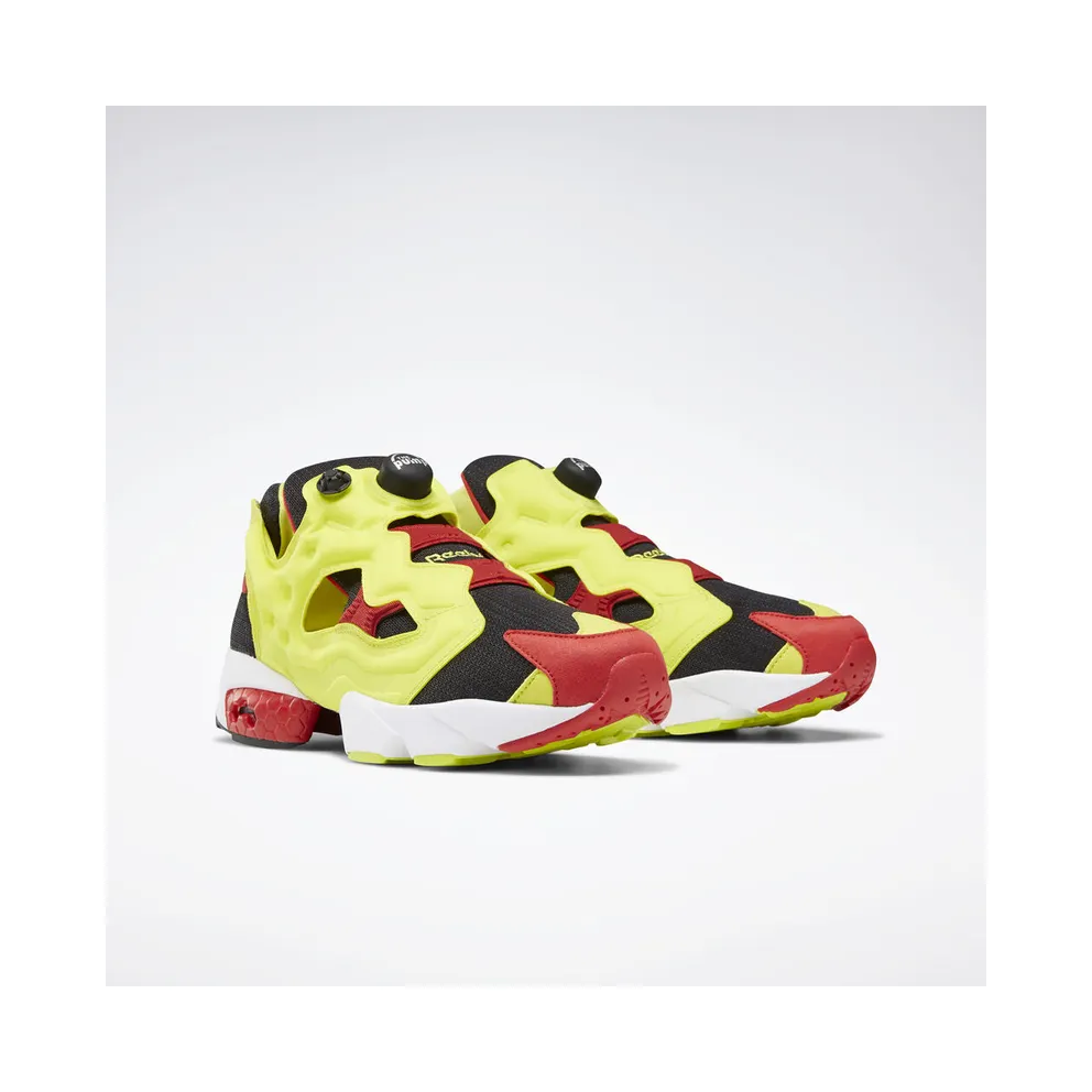 Reebok Instapump Fury Prototype Citron Black/Hyper Green-Reebok Red-White (Other Brands Reebok)
