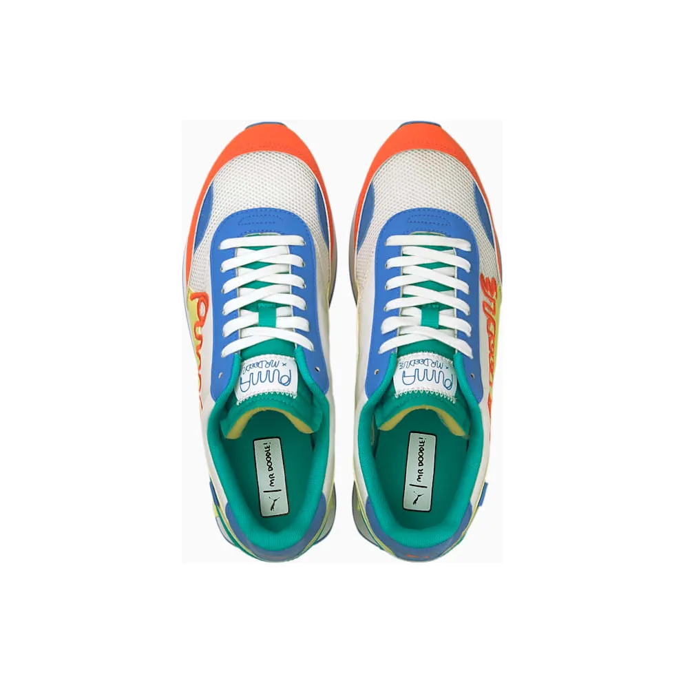 Puma x MR DOODLE Future Rider White/Yellow (375790-01)