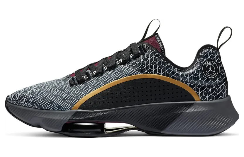 Paris Saint-Germain x Jordan Air Zoom Renegade ‘Black Bordeaux’ Black/Bordeaux/White/Metallic Gold (CZ3957-001)