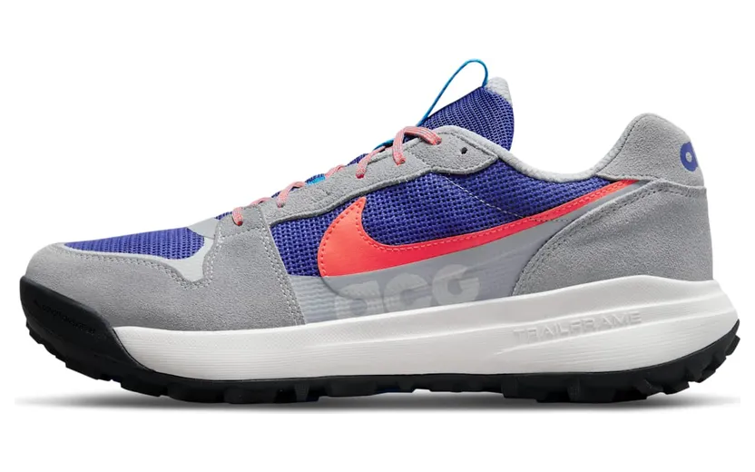 Nike ACG Lowcate Wolf Grey Bright Crimson (DM8019-001)