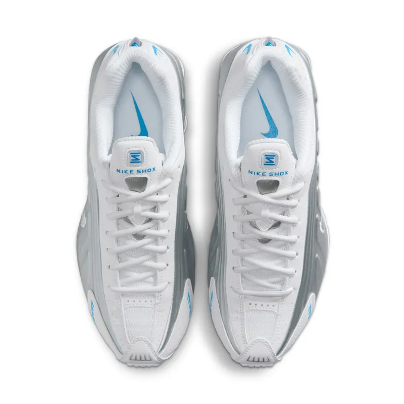 Nike Shox R4 White Blue Hero Silver (AR3565-105)
