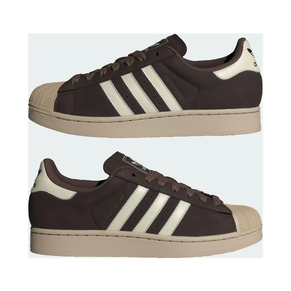 Adidas Superstar II Shoes Aurora Coffee / Off White / Stone Khaki (IH9314)