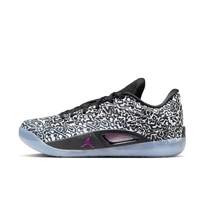 Air Jordan 4 Black/White/Vivid Purple (FB1802-001)