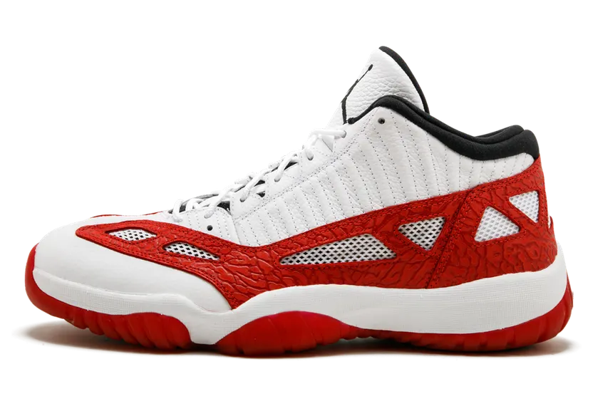 Jordan 11 Retro Low IE White Gym Red