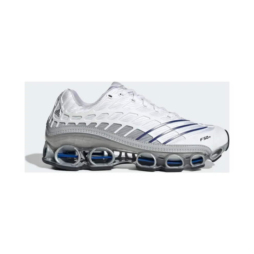 adidas Megaride F50 “Cloud White / Lucid Blue / Grey Two” (KI4745)