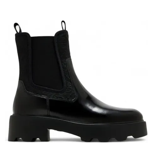 Tory Burch T Monogram Chelsea Boots Black (177079-004)