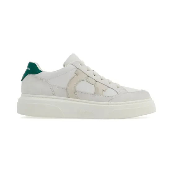 Ferragamo Gancini van kalfsleer “White” (769881)
