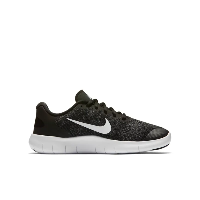 Nike Free Rn 2017 Black White Dark Grey (904255-002)