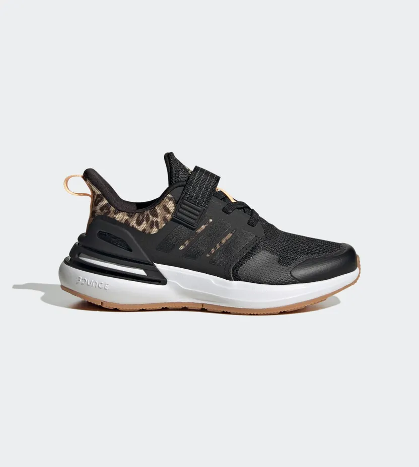adidas Rapidasport Bounce met Elastische Veters en Klittenband Core Black / Core Black / Gold Metallic (FZ6349)