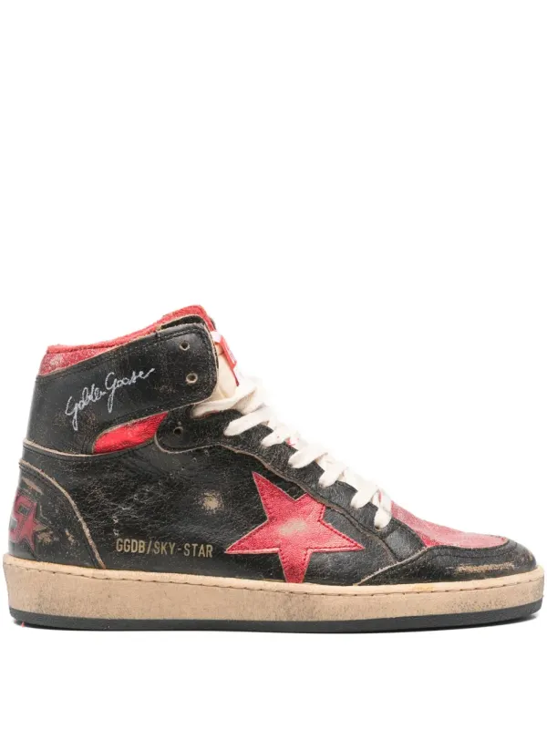 Golden Goose Sky Star gelamineerde – Black (GWF00230F003285)