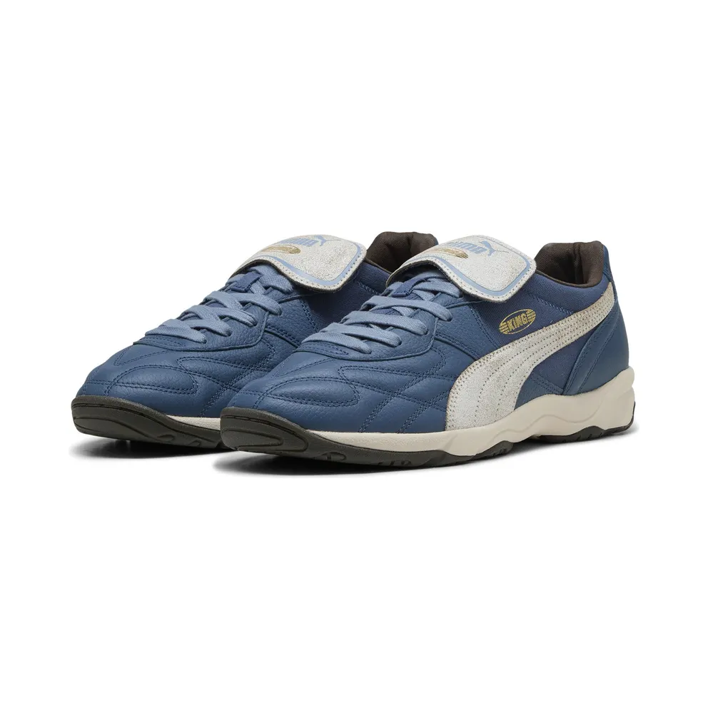 Puma King Indoor Futbolito “Dark Indigo / Warm White” (402582_02)
