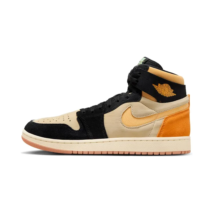 Jordan 1 High Zoom Air CMFT 2 “Muslin / Black / Vivid Orange / Celestial Gold” (DV1307-100)