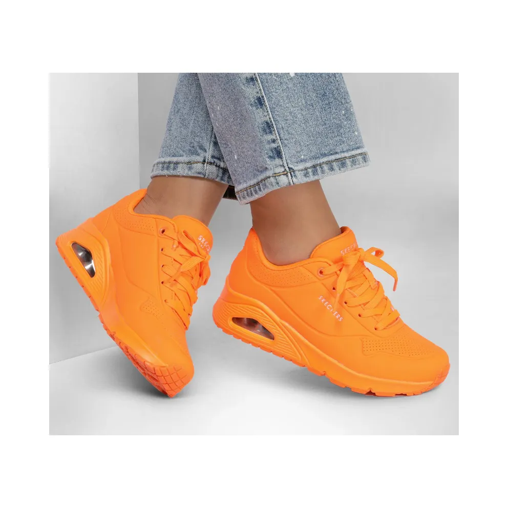 Skechers UNO Night Shades “Neon Orange” (73667NORG)