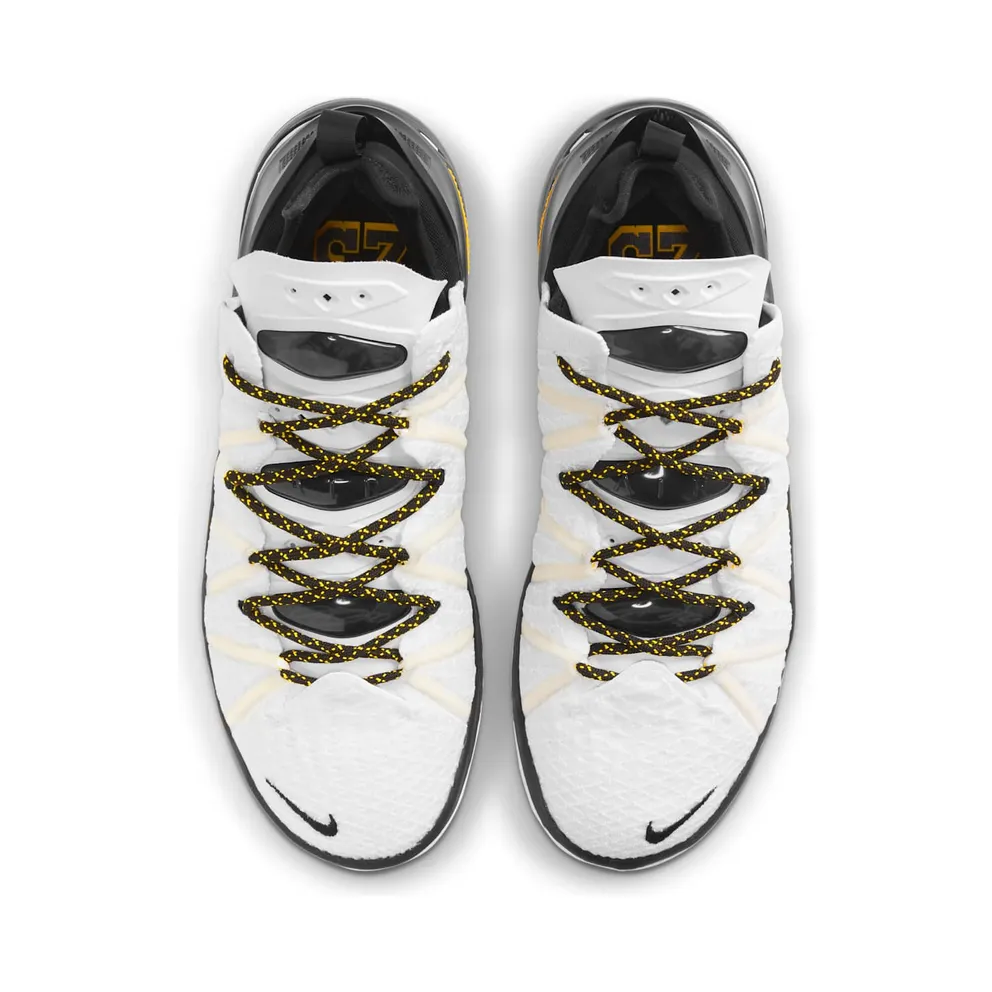 LeBron 18’White/Black/Gold’Basketball Shoe White (CQ9283-100)