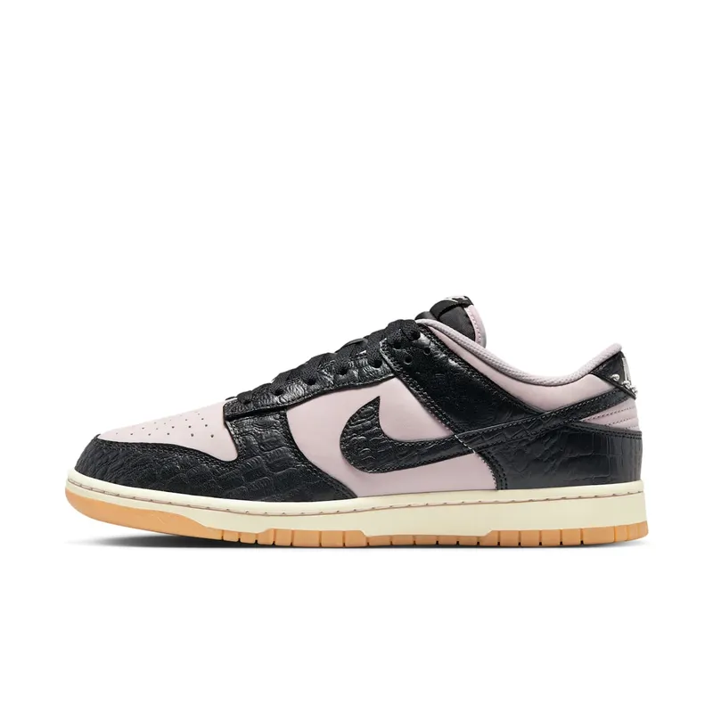 Nike Dunk Low “Black Platinum Violet Croc” (HF9191-001)
