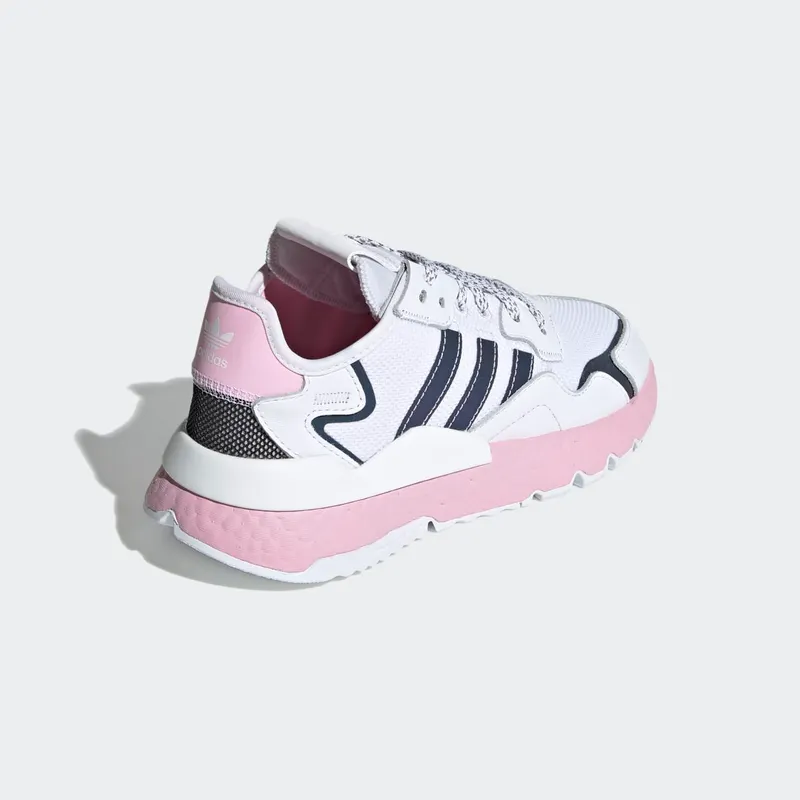 adidas Nite Jogger Cloud White True Pink (W) Cloud White/True Pink/Core Black (EG7942)