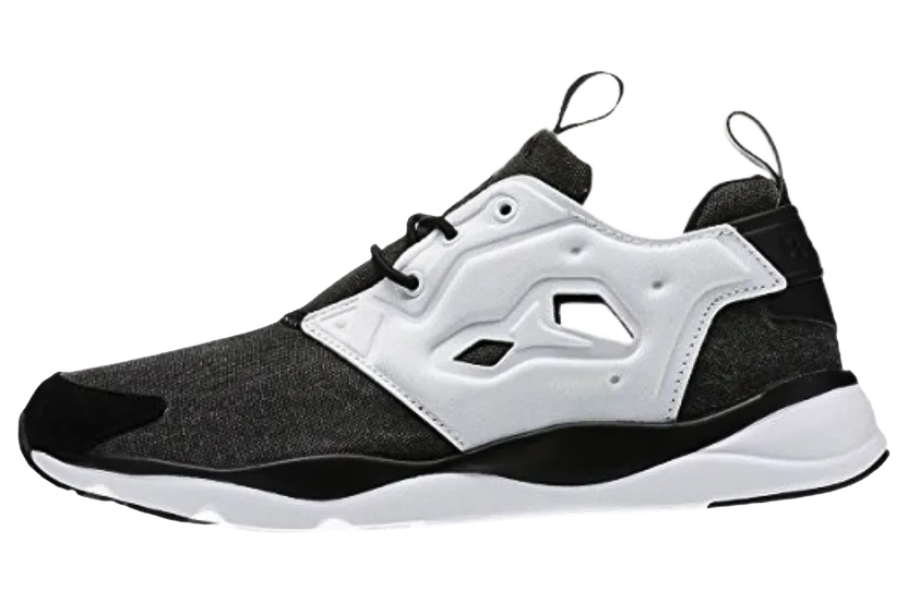 Reebok Furylite Asymmetrical Womens “Black / White” (V68677)