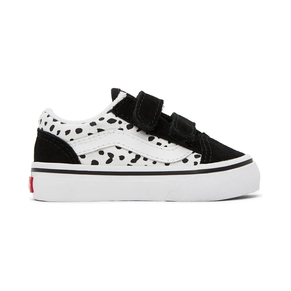 Vans Baby Black & White Old Skool V Sneakers (VN0A4VJJ6BT)