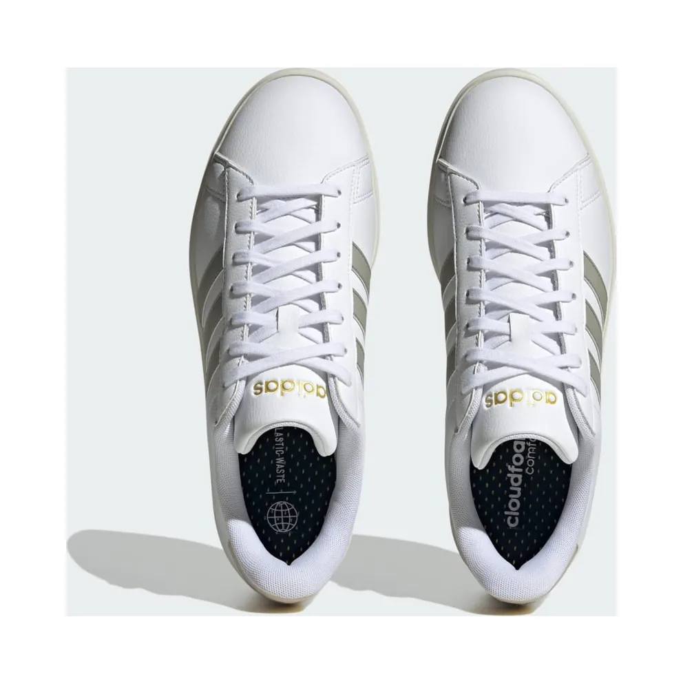 Adidas Grand Court Cloudfoam Comfort Cloud White / Silver Pebble / Wonder Beige (ID4467)