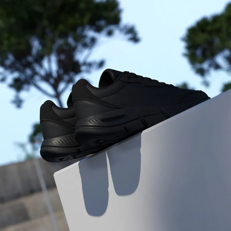 Adidas CLOUDFOAM FLEX SMART CASUAL Shoes Core Black / Carbon / Core Black (KI4916)