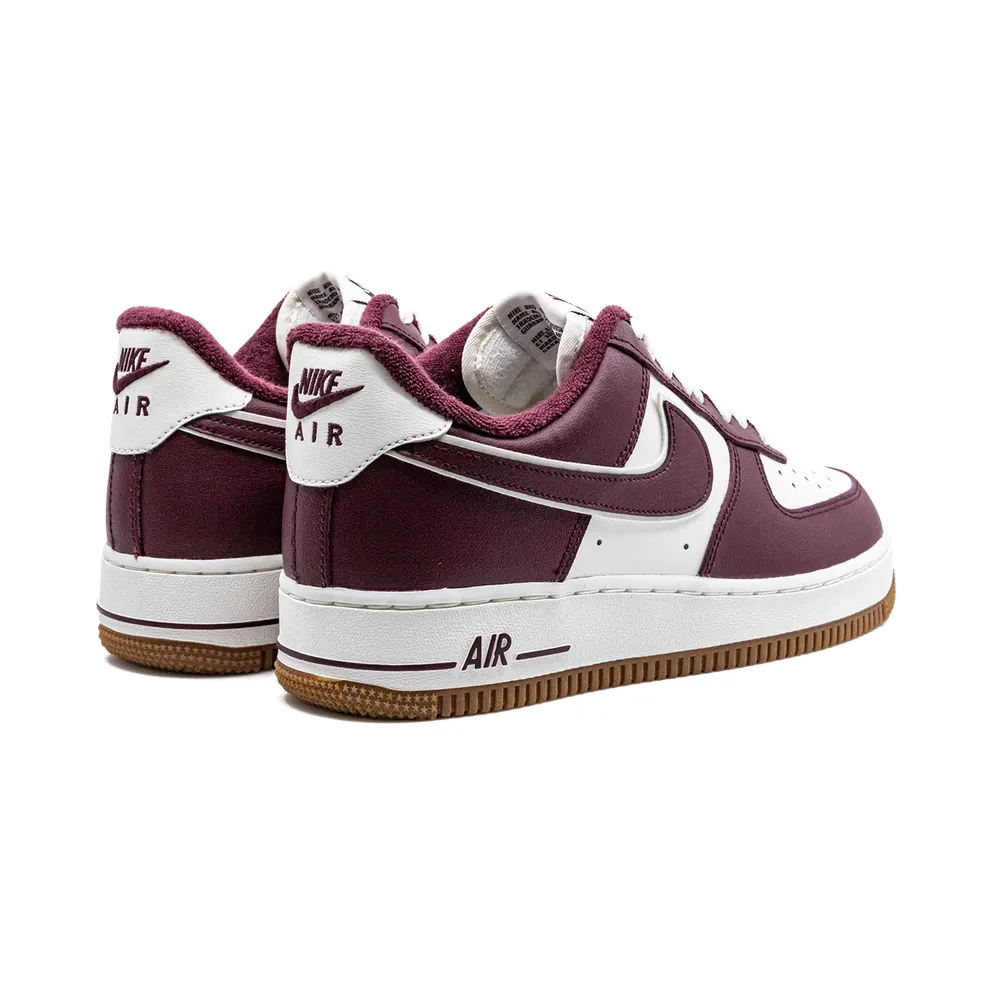 Nike Air Force 1 Low “College Pack – Night Maroon” (DQ7659-102)