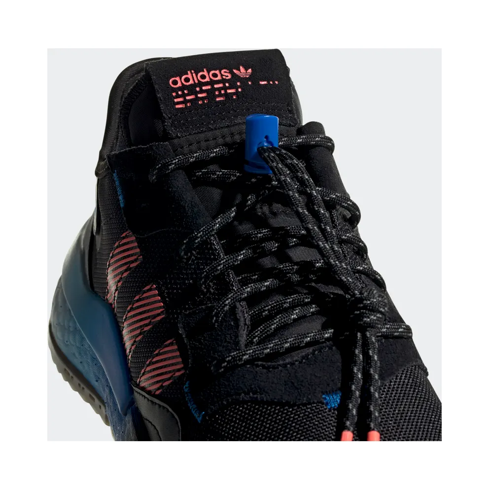 Adidas Nite Jogger ‘Black Flash Red Blue’ Core Black/Trace Grey Metallic/Flash Red (FW4275)