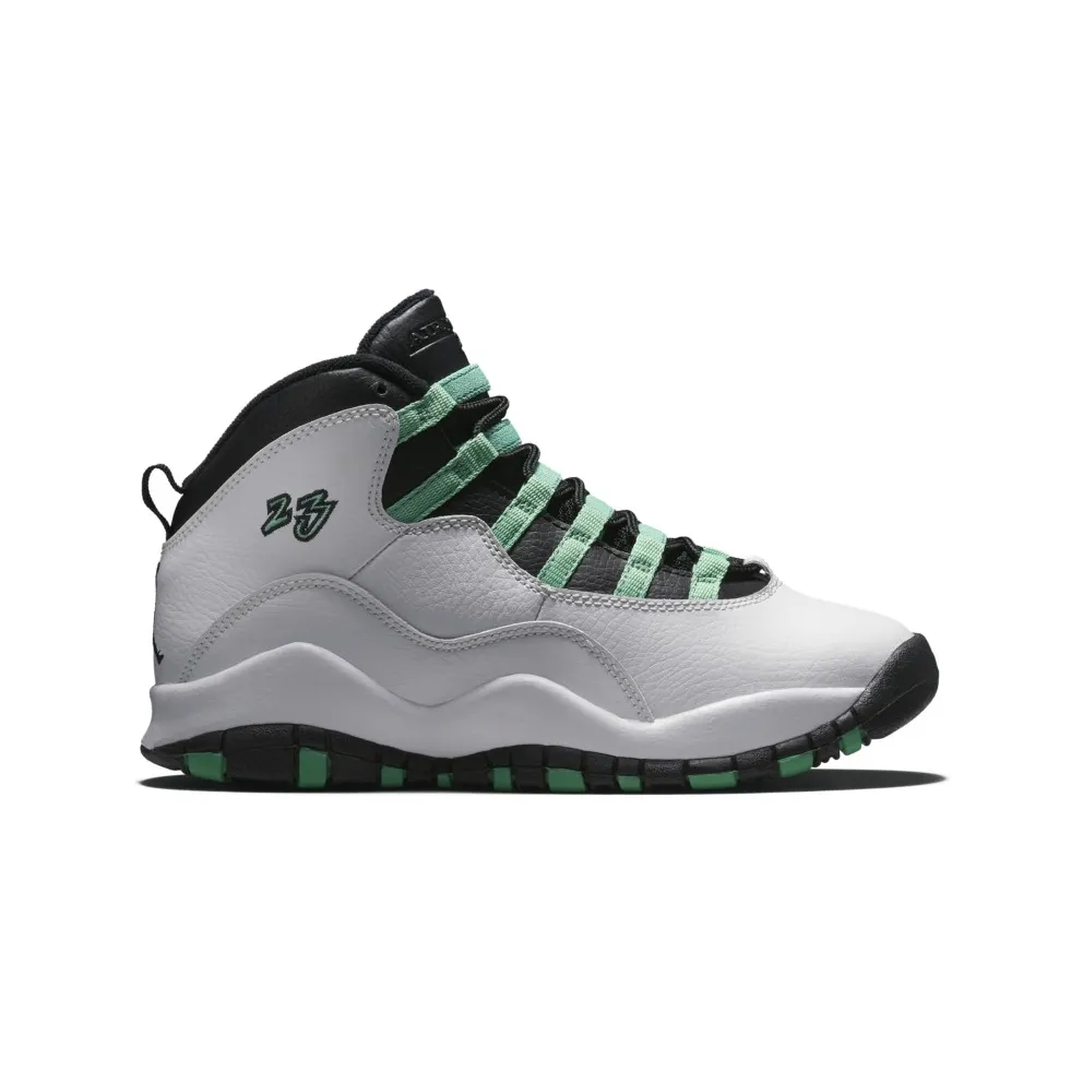 Jordan 10 Retro Green (GS) White/Green-Black-Infrared 23 (705180-118)