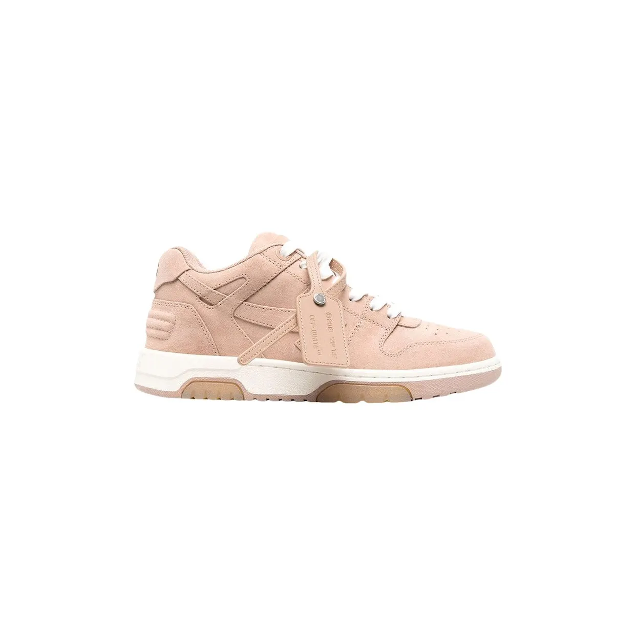 OFF-WHITE Out Of Office OOO Low Tops Dark Suede (omia189f22lea0021717)