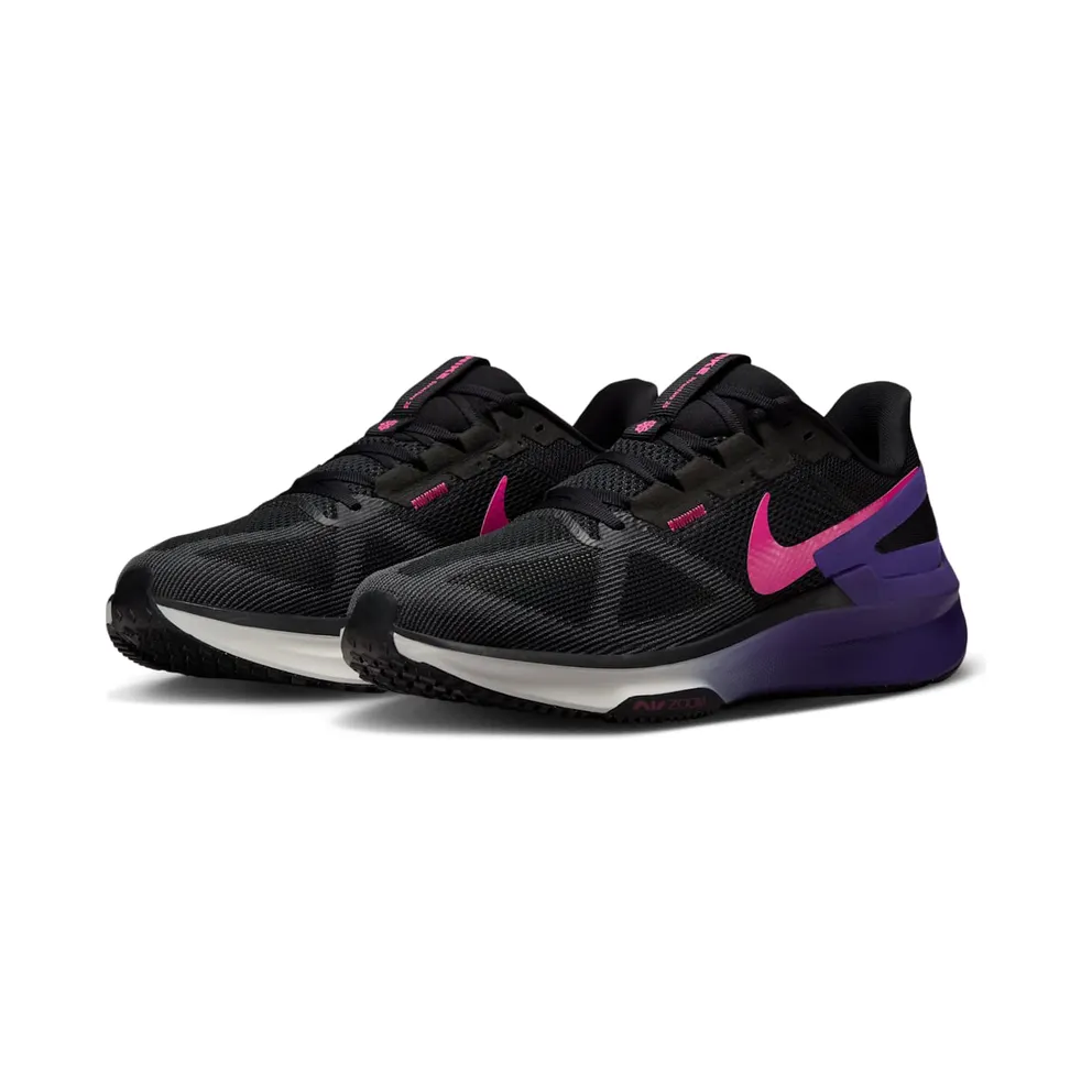 Nike Structure 25 Black Anthracite Field Purple Laser Fuchsia (DJ7883-010)