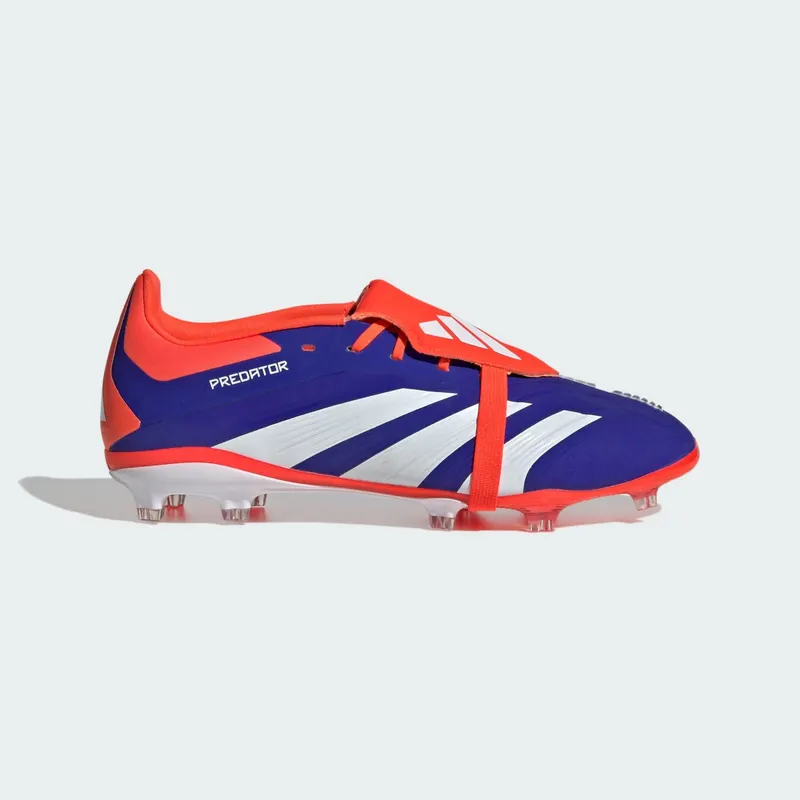 adidas Predator Elite Foldover Tongue FG Lucid Blue Cloud White Solar Red (IH7582)