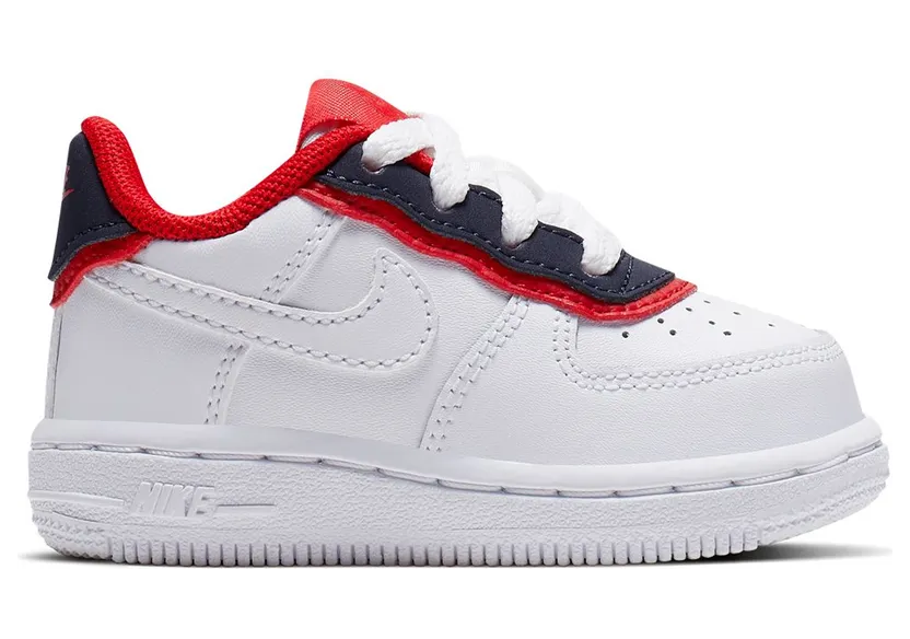 Nike Air Force 1 Low Double Layer White Obsidian Red (TD)