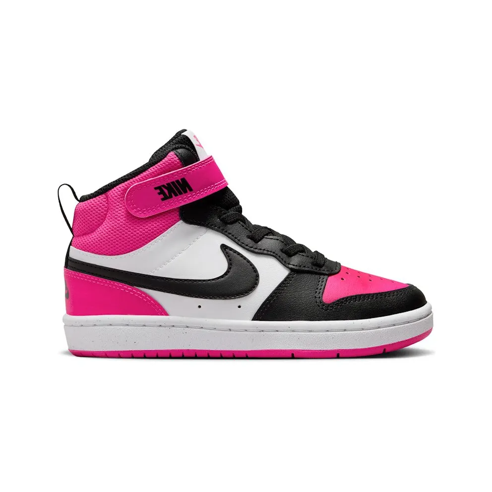 Nike Court Borough Mid 2 White Fierce Pink Black (HV0935-100)