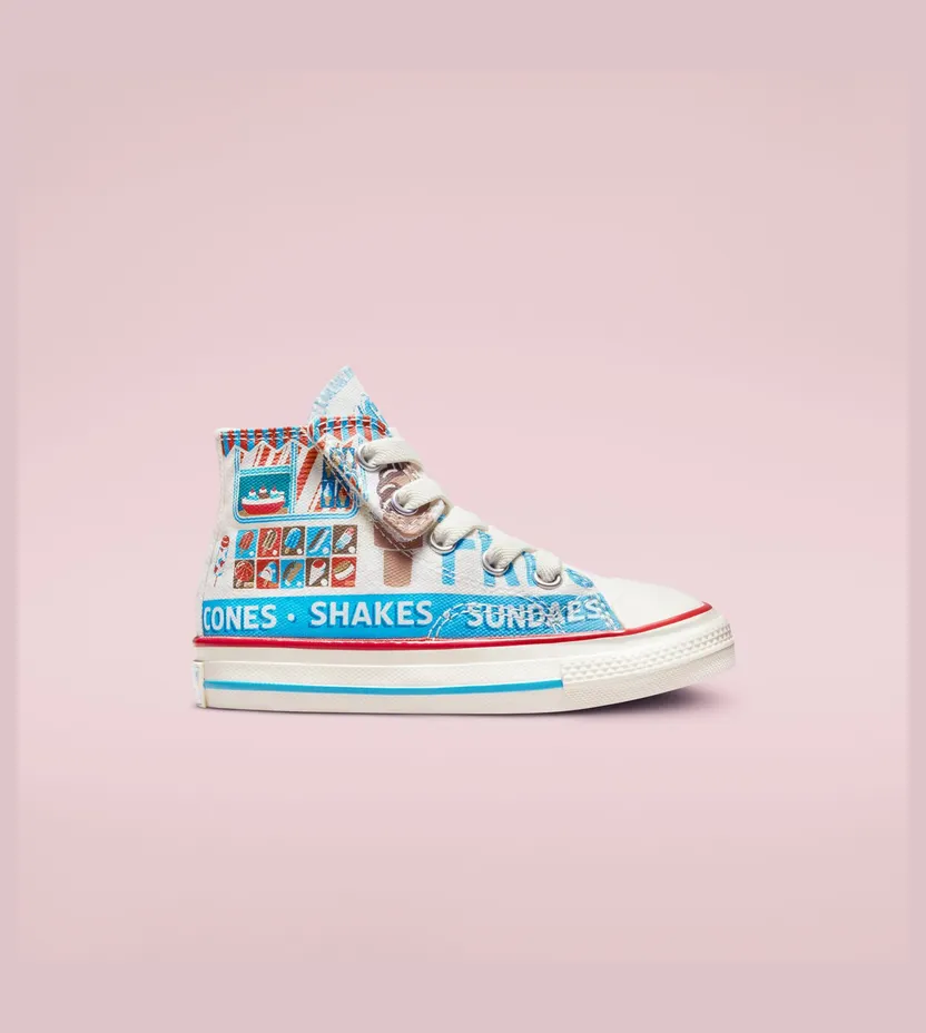 Converse Chuck 70 Easy-On Frozen Treats Wit/baltic Blue/soft Red (A00397C)