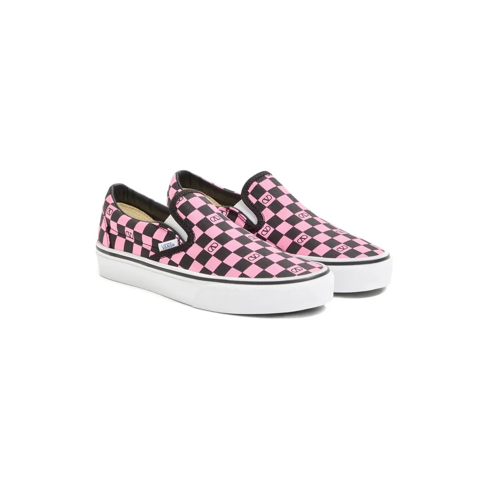 Vans X Valentino X Vans Vlogo Checkerboard “Pink/Black” (8W2S0NY9HPK DPM)