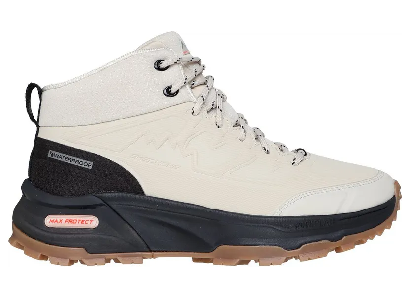Skechers Waterproof: Max Protect Legacy – Weekend Getaway – Natuurlijk / Zwart (180203 NTBK)